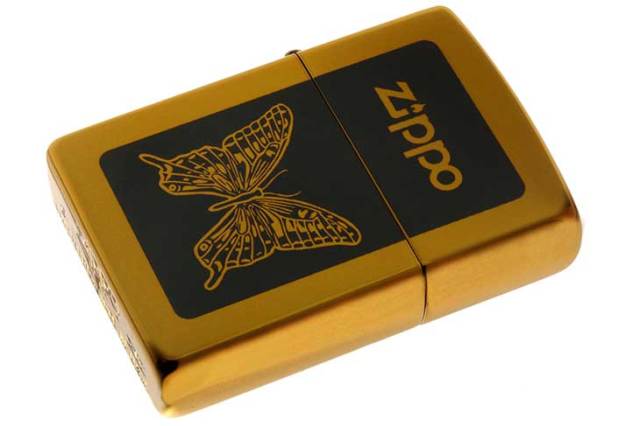Zippo ジッポー 絶版・1998年製造 蝶々Butterfly 2-5911 メール便可