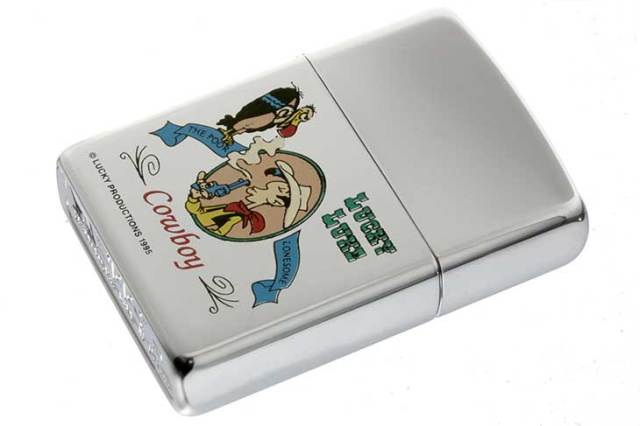 Zippo ジッポー 絶版・1995年製造 LUCKY LUKE Cowboy ラッキー・ルーク A メール便可