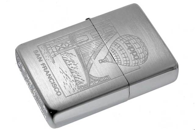 Zippo ジッポー 絶版・1996年製造 SAN FRANCISCO サンフランシスコ メール便可