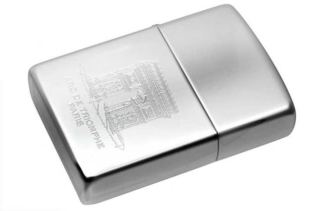 Zippo ジッポー 絶版・1991年製造 凱旋門 PARIS メール便可