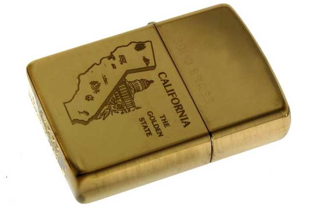 Zippo ジッポー 絶版・1993年製造 CALIFORNIA カリフォルニア THE GPLDEN STATE メール便可