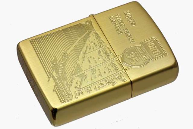 Zippo ジッポー 絶版・1993年製造 NORTH INTERSTATE 北州連絡高速道路 35号線 メール便可