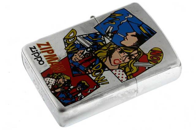Zippo ジッポー 絶版・1997年製造 ZIP MAN アメリカンコミックス B