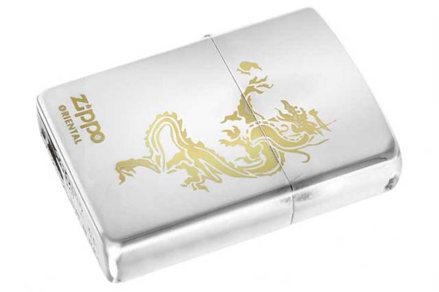 Zippo ジッポー 絶版・1999年製造 ORIENTAL Dragon ポリッシュ メール便可