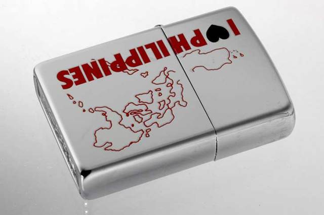 Zippo ジッポー 絶版・1999年製造 I LOVE PHILIPPINES フィリピン メール便可