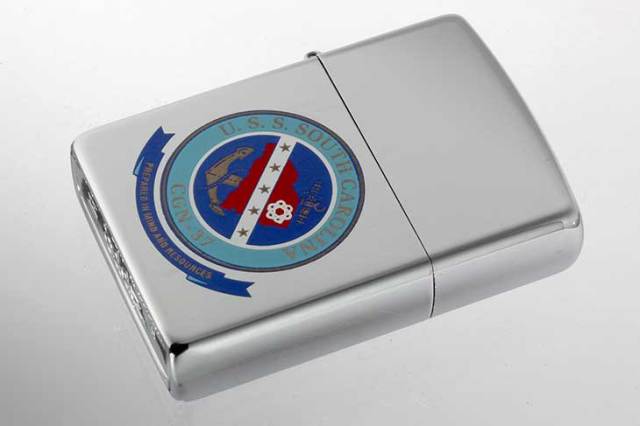 Zippo ジッポー 絶版・1995年製造 U.S.S. SOUTH CAROLINA サウスカロライナ CGN-37 メール便可