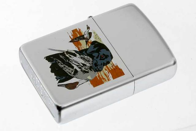 Zippo ジッポー 絶版・1994年製造 タウン＆カントリー 狩猟犬