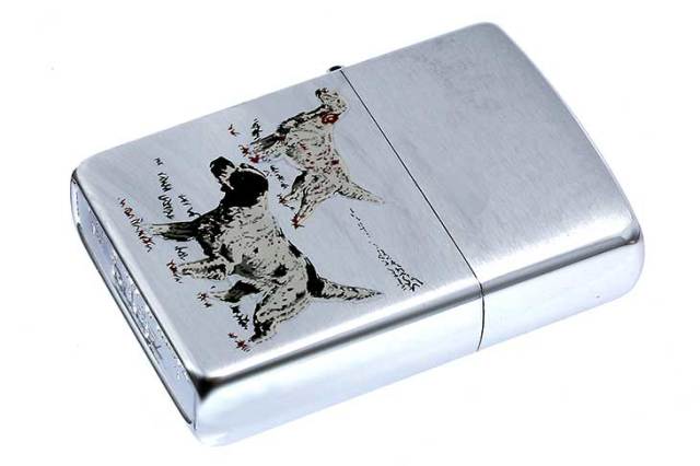 Zippo ジッポー 絶版・1995年製造 2匹の犬 メール便可