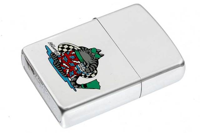 Zippo ジッポー 絶版・1995年製造 B. Kliban Cat 米国漫画家 B・クリバン メール便可