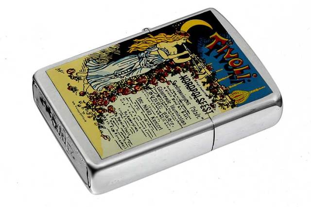 Zippo ジッポー 絶版・1993年製造 オールドポスター TiVoLi チボリ公園 メール便可