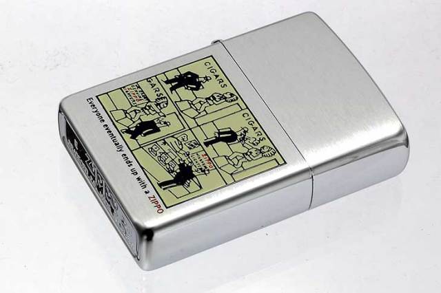 Zippo ジッポー 絶版・1996年製造 CIGARS 1946年 雑誌広告デザイン メール便可