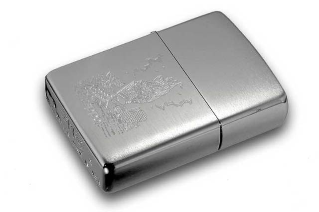 Zippo ジッポー 絶版・1993年製造 帆船とマッコウクジラ サテン メール便可