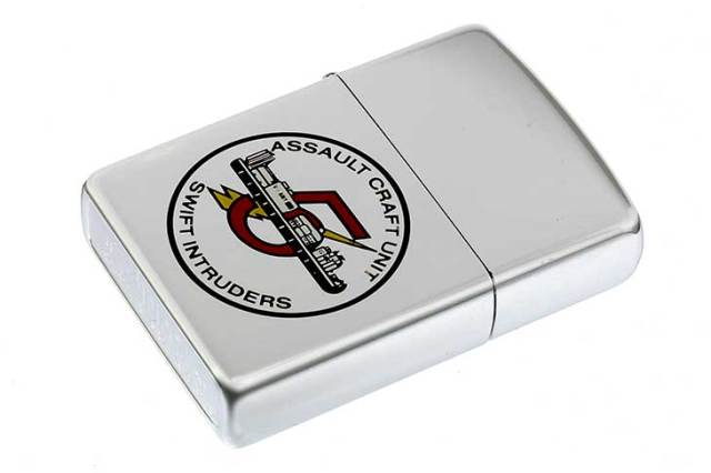 Zippo ジッポー 絶版・1995年製造 ASSAULT CRAFT UNIT SWIFT INTRUDERS メール便可