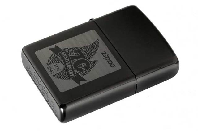 Zippo ジッポー 絶版・2002年製造 70th Anniversary FLAM メール便可