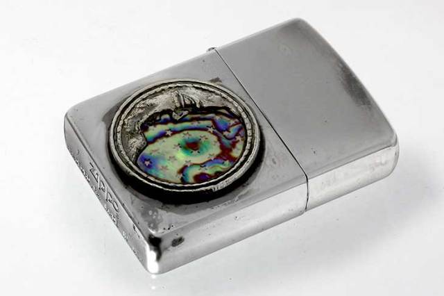 Zippo ジッポー 絶版・1993年製造 メタルシリーズ SM-13 メール便可