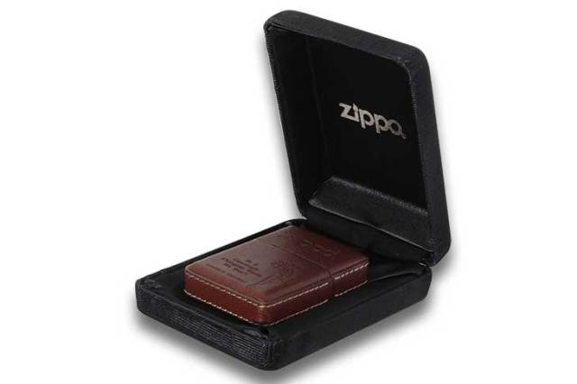 zippo WINDY 革巻き ブラック - zippo-LAND G.