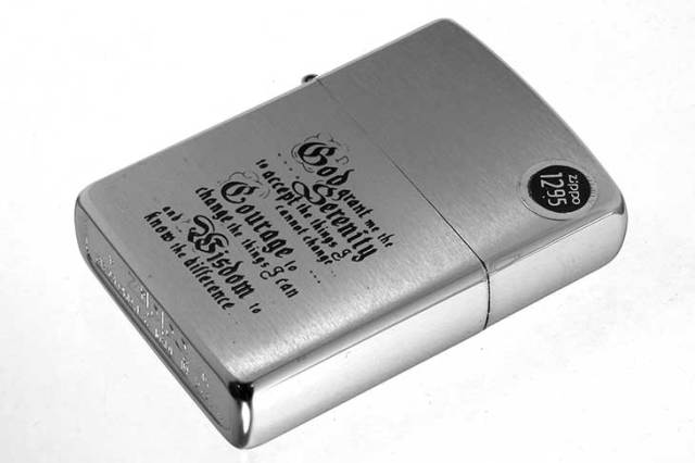Zippo ジッポー 絶版・1993年製造 ニーバーの祈り メール便可
