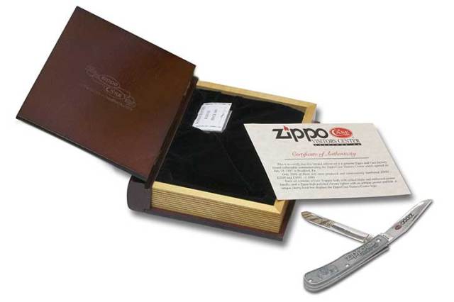 Zippo ジッポー 絶版・1997年製造 ビジターオープン記念 CASE社ナイフ  
