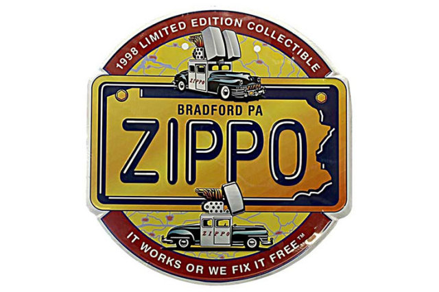 Zippo ジッポー 訳あり 凹みあり METAL PLATE エンボスプレートブリキ製 ZMP-3 メール便可