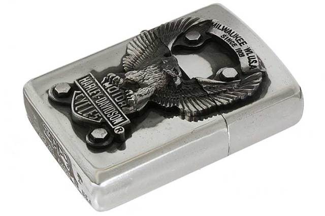 Zippo ジッポー 絶版・1994年製造 Harley davidson ハーレーダビッドソン バックルメタル3