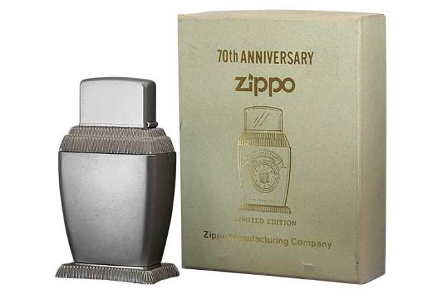 Zippo ジッポー 絶版・2002年製造 70th Anniversary LIMITED EDITION Table Lighter  テーブルライター No.0027