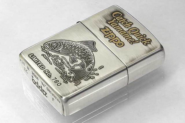 Zippo ジッポー 絶版・1995年製造 Catch Quick Yamame ウッディー灰皿付き ZCF-Y No.760