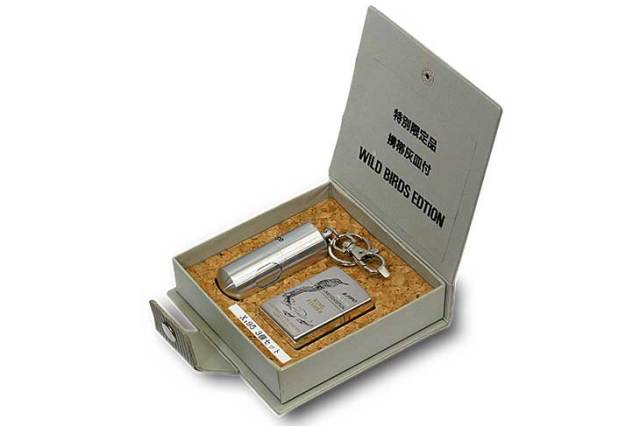 Zippo ジッポー 絶版・1995年製造 WILD BIRDS EDTION KING FISHER 