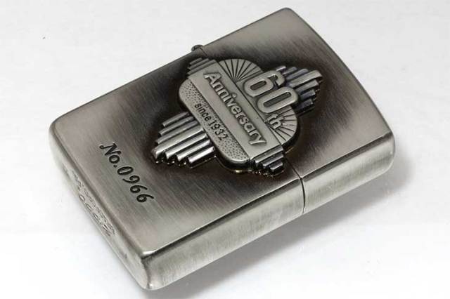 Zippo ジッポー 絶版・1991年製造 1000個限定 60th Anniversary 60周年 
