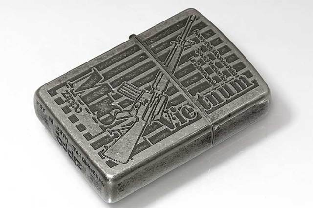 Zippo ジッポー 絶版・1994年製造 HAND SHOT ZIPPO Vietnum