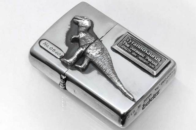 Zippo ジッポー 絶版・1993年製造 Dinasaurs series Limited Edition ティラノサウルス No.0540