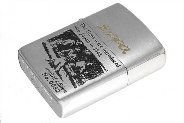 Zippo ジッポー 絶版・1993年製造 鉄砲伝来シリーズ オイルケース付き Limited Edition No.0052