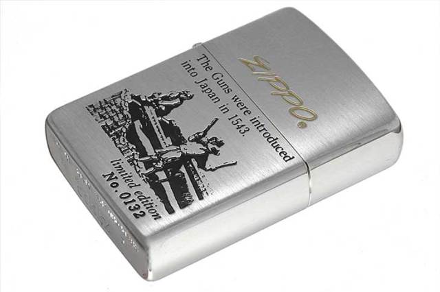 Zippo ジッポー 絶版・1993年製造 鉄砲伝来シリーズ オイルケース付き Limited Edition No.0132
