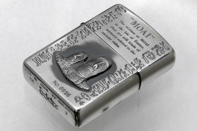 Zippo ジッポー 絶版・1995年製造 MOAI モアイ 特別限定品 