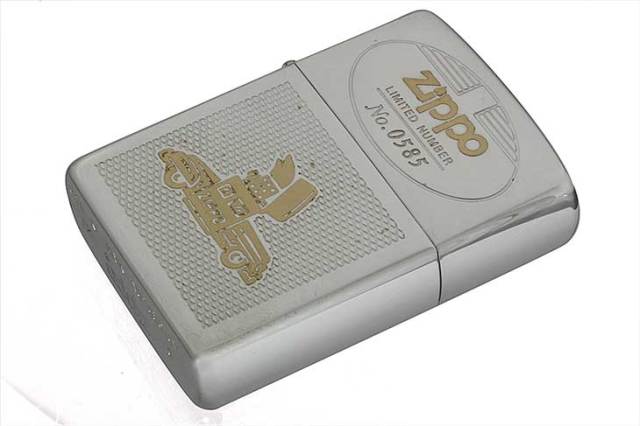 Zippo ジッポー 絶版・1995年製造 Zippo Car LIMITED 携帯灰皿付き No.0585