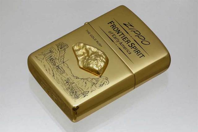 Zippo ジッポー 絶版・1993年製造 FRONTIER SPIRIT LIMITED 化粧箱欠損 