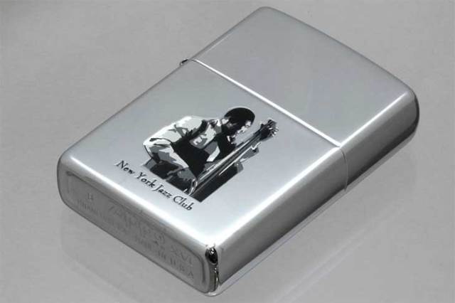 Zippo ジッポー 絶版・2000年製造 NEW YORK JAZZ CLUB BASE メール便可