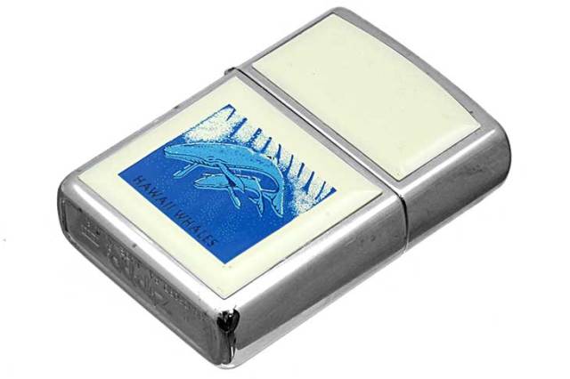 Zippo ジッポー 絶版・1996年製造 HAWAI WHALES メール便可
