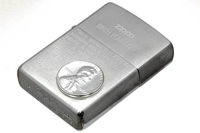 Zippo ジッポー 絶版・1999年製造 BIRTH YEAR COIN 1967年コイン