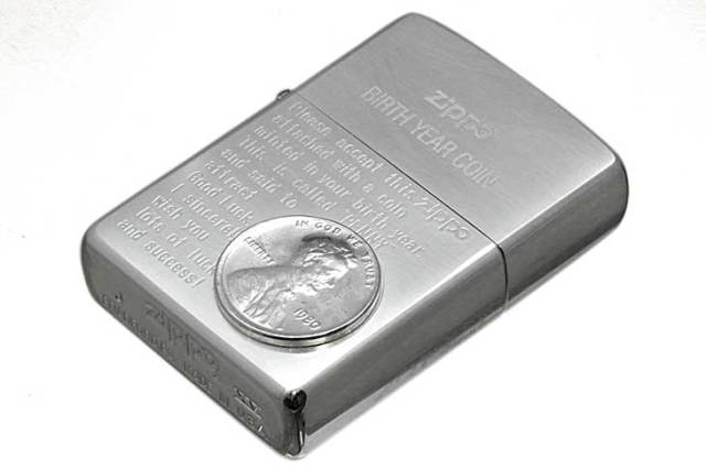 Zippo ジッポー 絶版・1999年製造 BIRTH YEAR COIN 1980年コイン