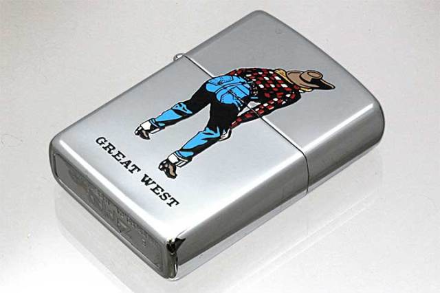 Zippo ジッポー 絶版・1993年製造 GREAT WEST C メール便可