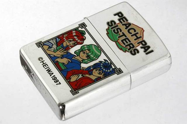 Zippo ジッポー 絶版・1998年製造 HEIWA PEACH PAI SISTERS D メール便可