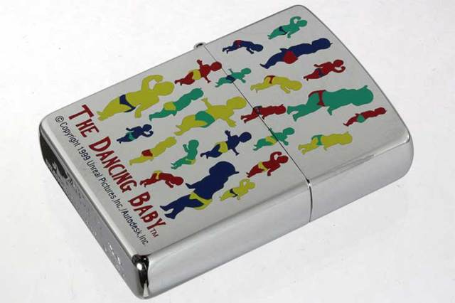 Zippo ジッポー 絶版・1998年製造 THE DANCING BABY A メール便可