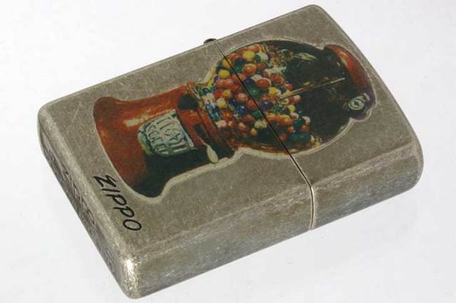 Zippo ジッポー 絶版・1997年製造 オールドデザイン バレル ガチャガチャ メール便可