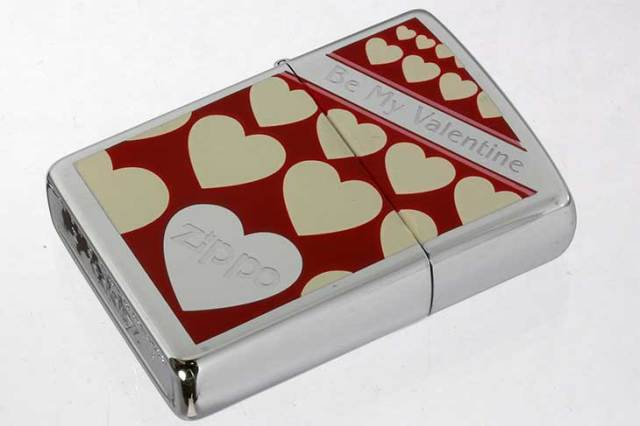 Zippo ジッポー 絶版・1994年製造 Be My Valentine ハート メール便可
