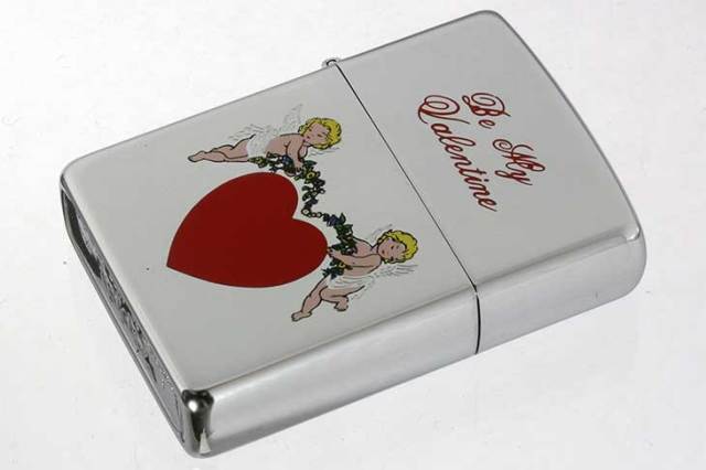 Zippo ジッポー 絶版・1994年製造 Be My Valentine キューピット メール便可