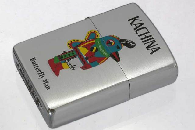 Zippo ジッポー 絶版・2000年製造 KACHINA Butterfly Man メール便可