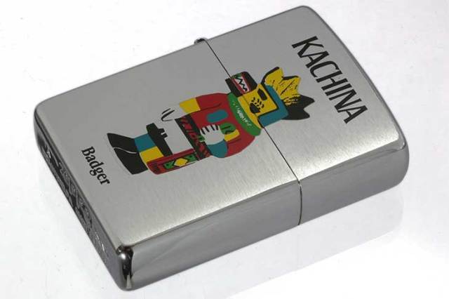 Zippo ジッポー 絶版・2000年製造 KACHINA Badger メール便可