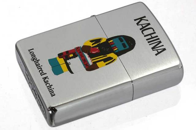 Zippo ジッポー 絶版・2000年製造 KACHINA Longhaired Kachina メール便可
