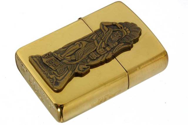 Zippo ジッポー 絶版・1995年製造  Barrett Smythe Cigar Indian Lookout BS メール便可