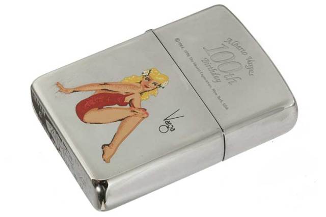 Zippo ジッポー 絶版・1996年製造 Windy Alberto Vargas Girl 100th Birthday A